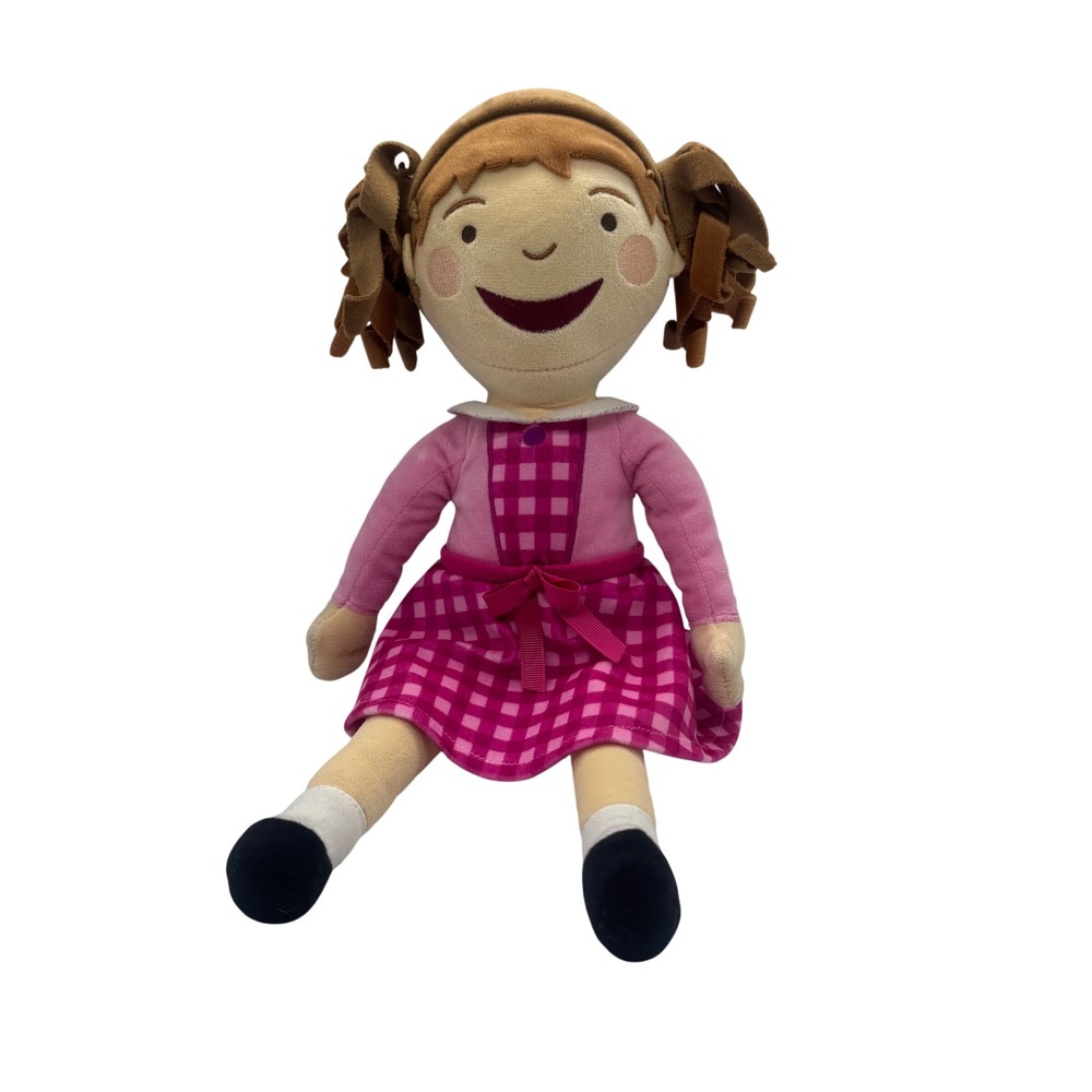 Pinkalicious Doll Plush Pink Gingham Victoria Kann Book Stuffed Toy 14" Kohl's